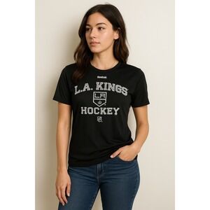 Reebok L.A. Kings Hockey T-Shirt – Black – Approx. Size Small